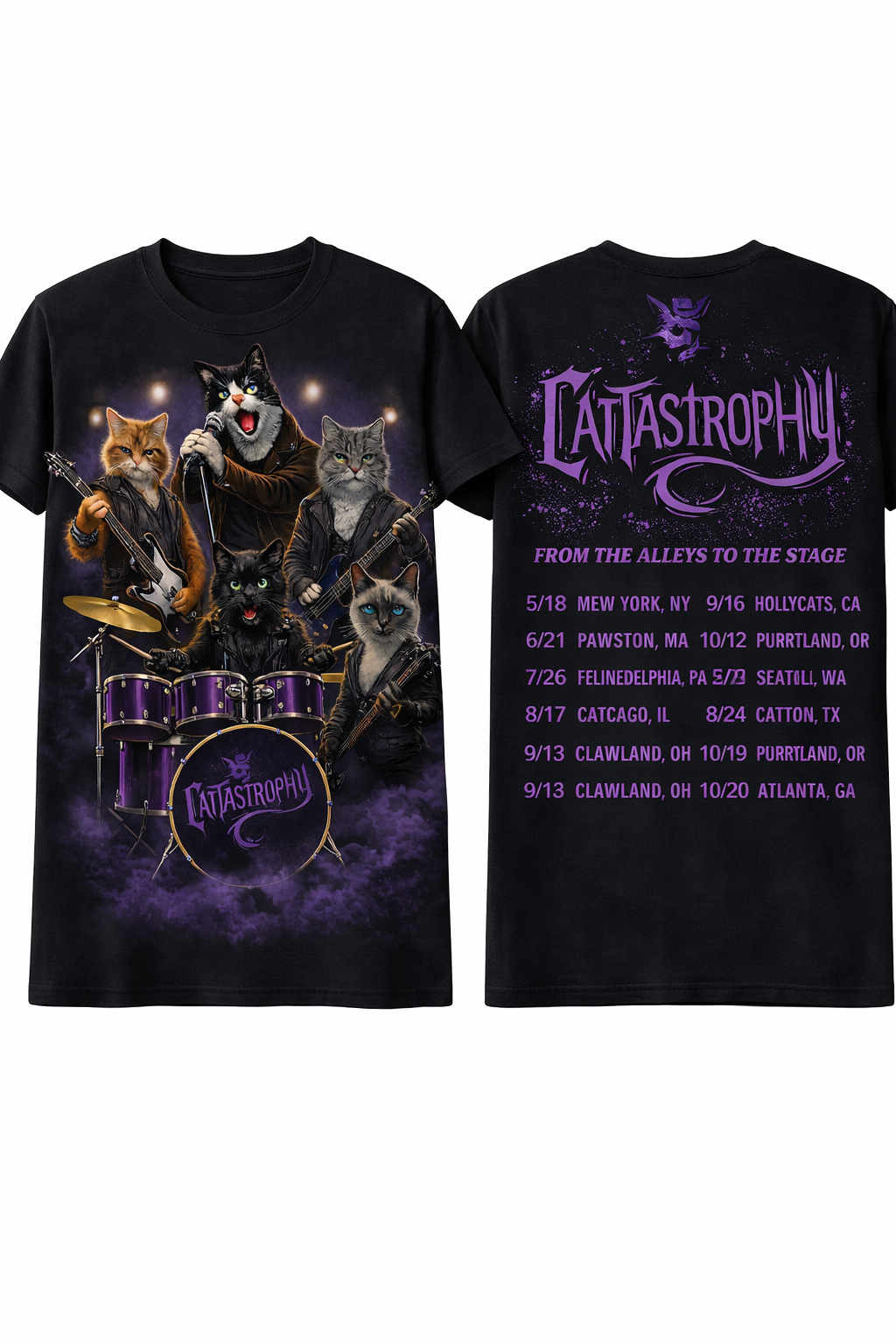 CatTastrophy Tour Tee